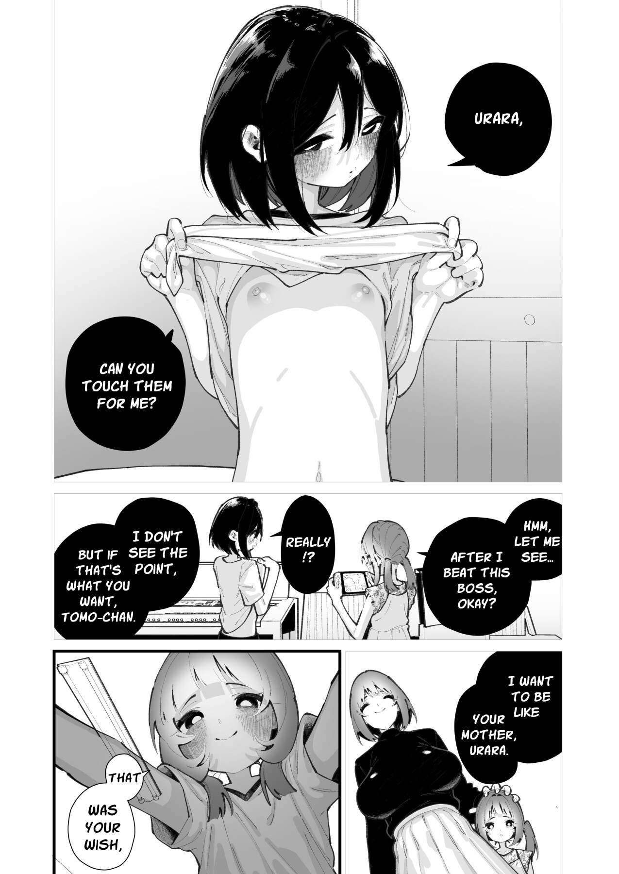 Hentai Manga Comic-I made her boobs bigger-Read-8